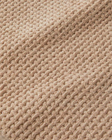 Waffle Weave Non Slip Professional Bath Mat Light Brown