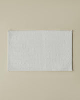 Professional Grade Waffle Weave Non Slip Bathroom Mat   White