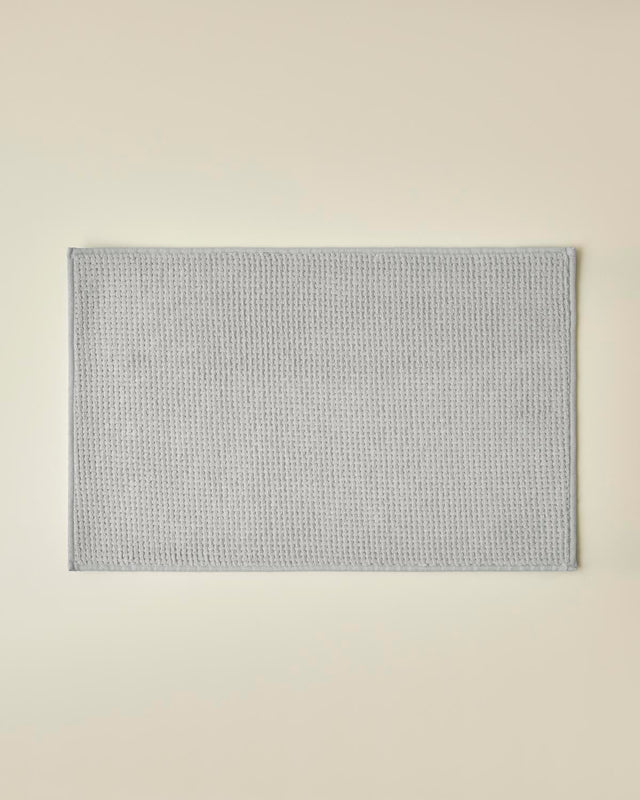 Premium Waffle Weave Non-Slip Bath Mat - Grey