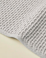 Premium Waffle Weave Non Slip Bath Mat   Grey