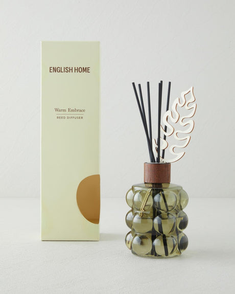 Professional Grade Warm Embrace Reed Diffuser - Long Lasting Home Fragrance