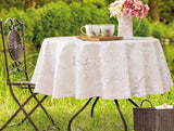 Waterproof PVC Round Tablecloth, 140 cm Diameter, Powder Pink - TryAladdin