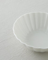 Premium Porcelain Dinnerware Set 24 Piece 6 Person White Wave Design