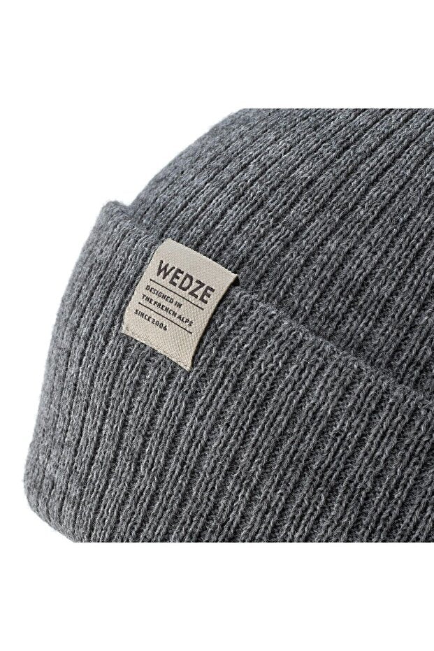 WEDZE Children's Warm Ski Beanie - Grey, 52cm Head Circumference - TryAladdin