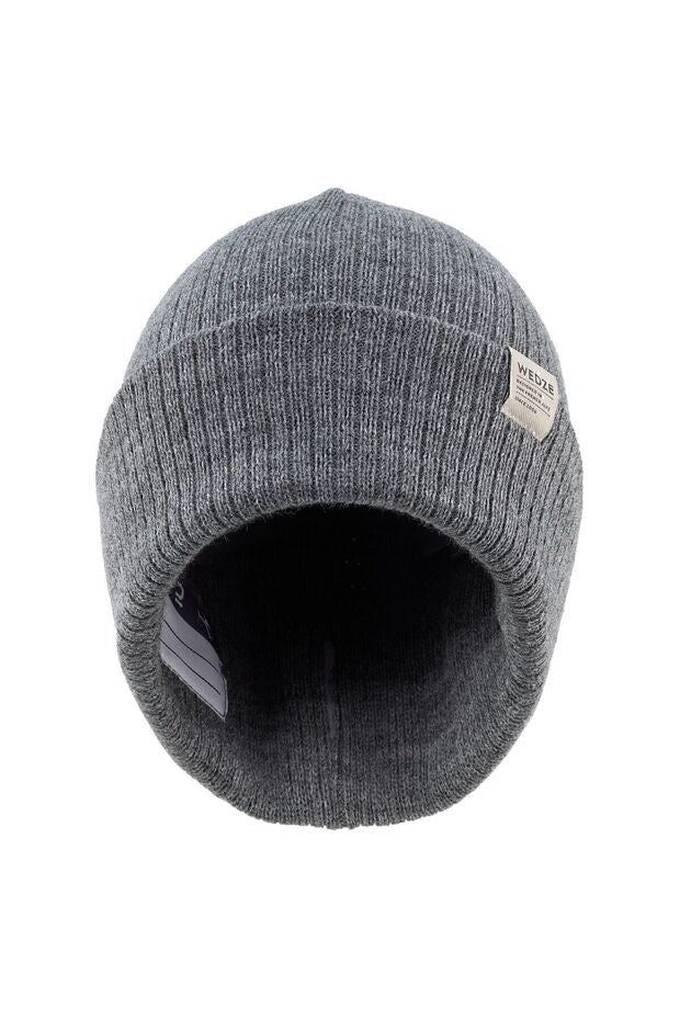 WEDZE Children's Warm Ski Beanie - Grey, 52cm Head Circumference - TryAladdin