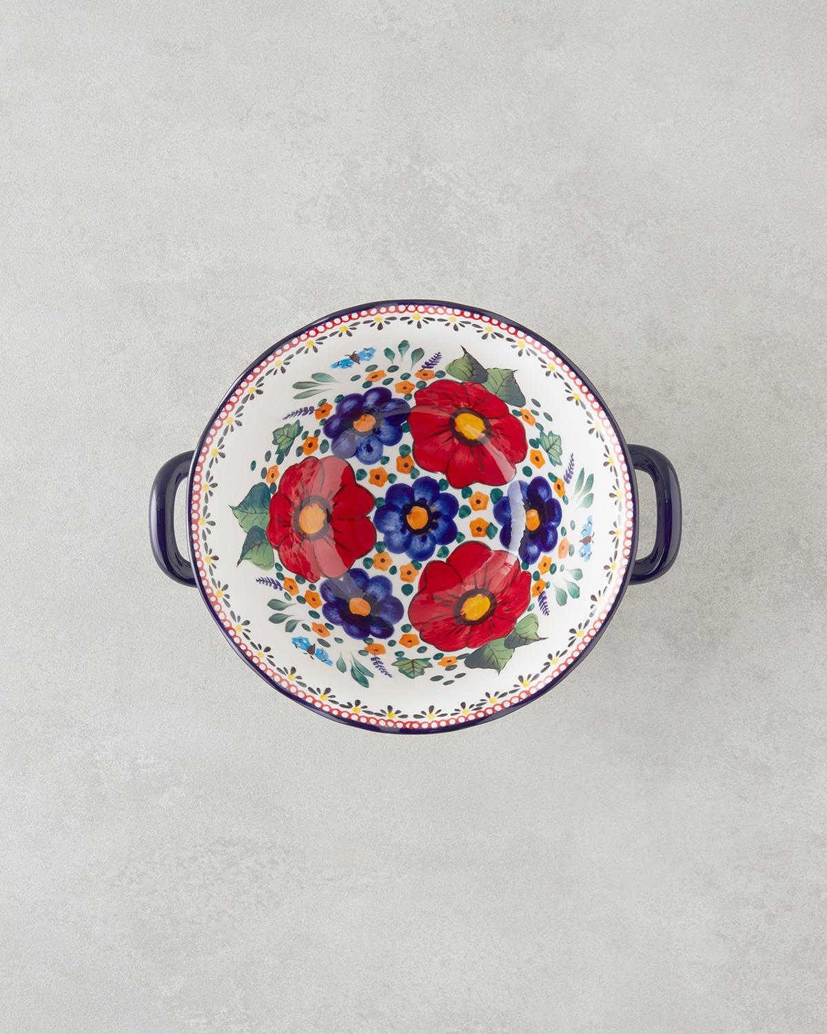 Premium-Whimsy-Colorful-Stoneware-Serving-Bowl