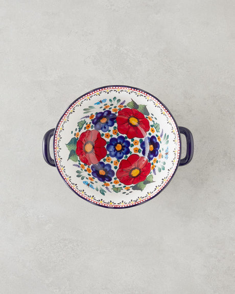 Premium-Whimsy-Colorful-Stoneware-Serving-Bowl