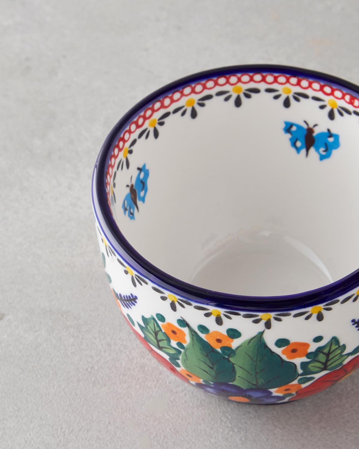Professional Stoneware Coffee Mug   Whimsical Colorful Design