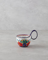 Professional Stoneware Coffee Mug - Whimsical Colorful Design