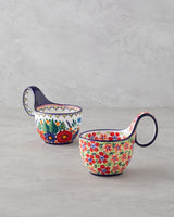Professional Stoneware Coffee Mug   Whimsical Colorful Design
