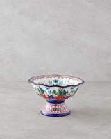 Premium Whimsical Colorful Stoneware Presentation Stand - Professional Serving Dish