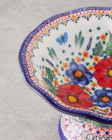 Premium Whimsical Colorful Stoneware Presentation Stand - Professional Serving Dish