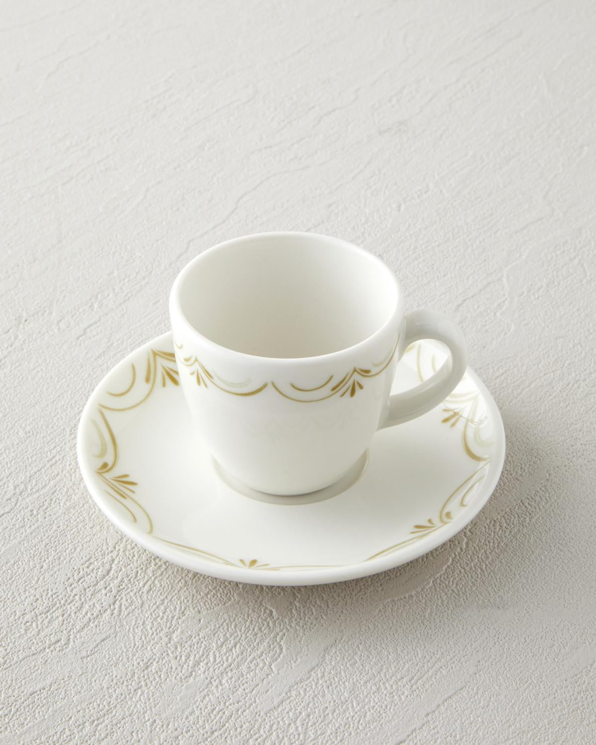 Premium Porcelain Coffee Espresso Cup Set   2 Person   90ml Green