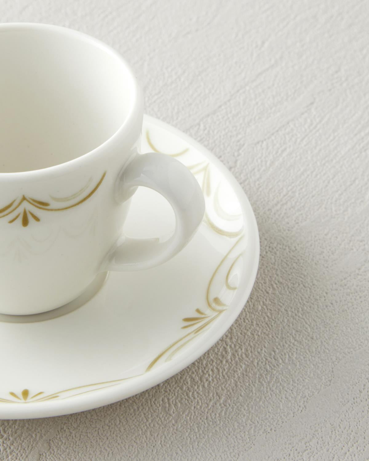 Premium Porcelain Coffee Espresso Cup Set   2 Person   90ml Green