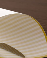 White and Yellow Placemat Set - 4 Pack Dining Table Linens - TryAladdin