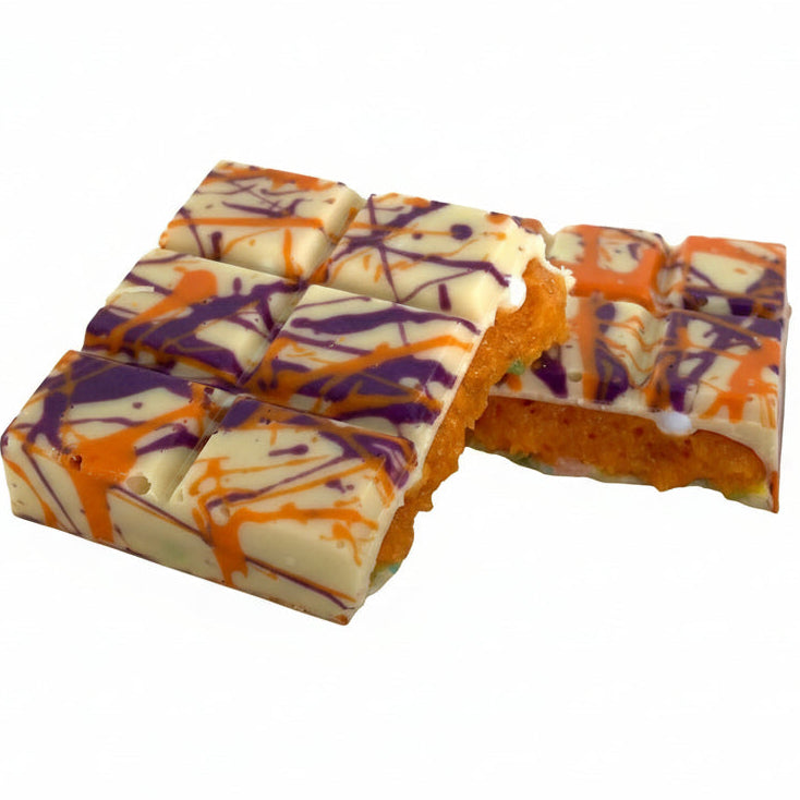 White Dubai Style Chocolate with Mango, Dragon Fruit and Popping Chocolates - 75g - TryAladdin