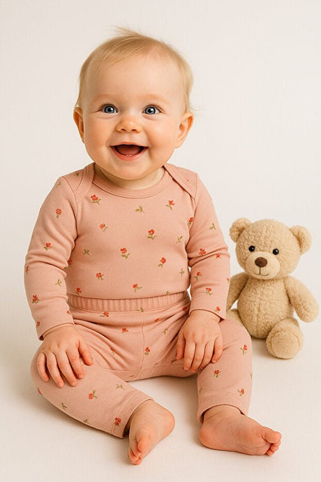 Wholesale Baby Girl Seasonal 2 - Piece Snap Bodysuit & Pant Set - TryAladdin