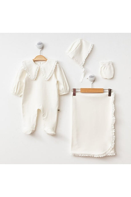Wholesale Newborn Girl Hospital Exit 4 - Piece Set - 400g - TryAladdin
