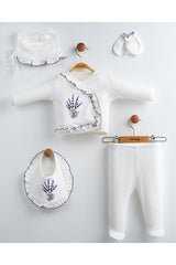 Wholesale Newborn Layette Set - Lavender Pattern - 5 - Piece - TryAladdin
