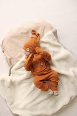 Wholesale Premium Quality Octopus Embroidered 5 - Piece Long Sleeve Newborn Set - TryAladdin