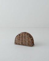 Professional Durable Plastic Rattan Napkin Holder Brown
