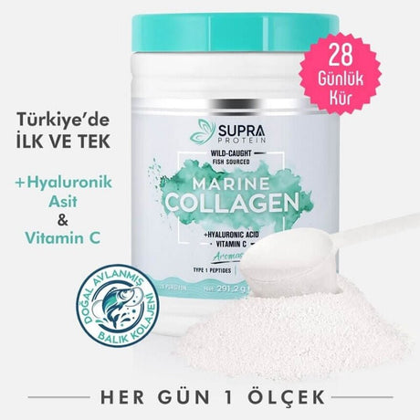 Wild - Caught Marine Collagen with Hyaluronic Acid & Vitamin C Powder - TryAladdin