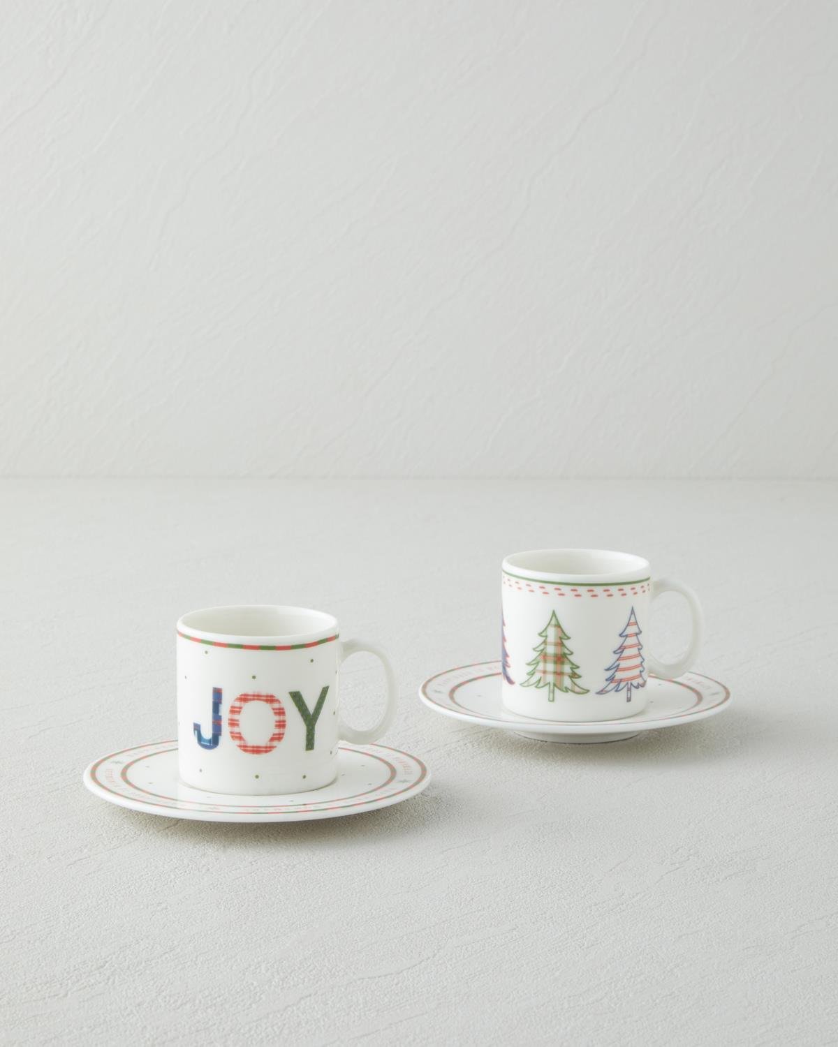 Professional Bone Porcelain Espresso Cup Set   4 Piece Designer Turkish Style   Red Green