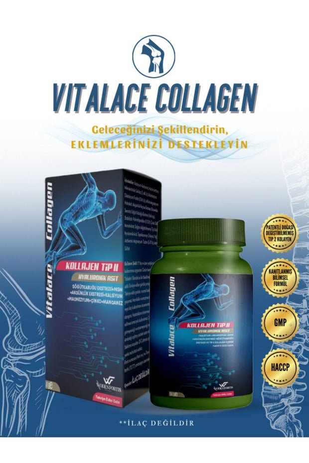 WODENFORTİS VITALACE Collagen Type 2 & Hyaluronic Acid - 30 Tablets - TryAladdin