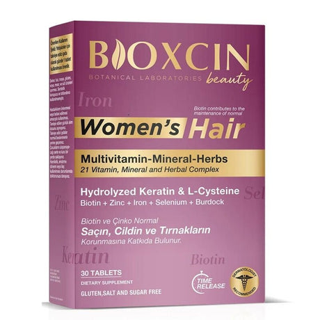 Women's 21 - in - 1 Hair & Scalp Support Multivitamin Tablets - TryAladdin