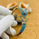 Women's Adjustable Turquoise Tiger Bracelet