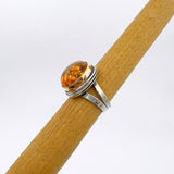 Women's Amber Stone Ring