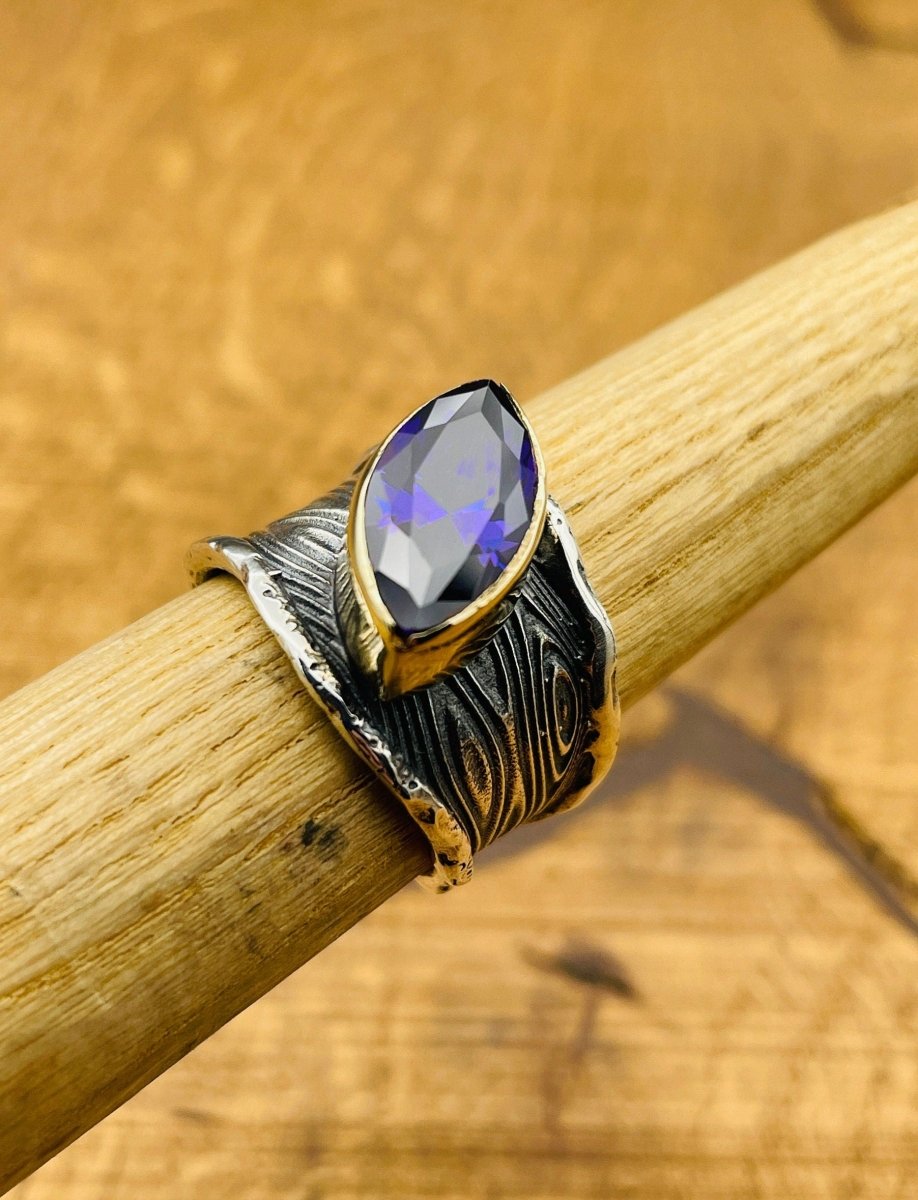 Women's Amethyst 925 Sterling Silver Ring