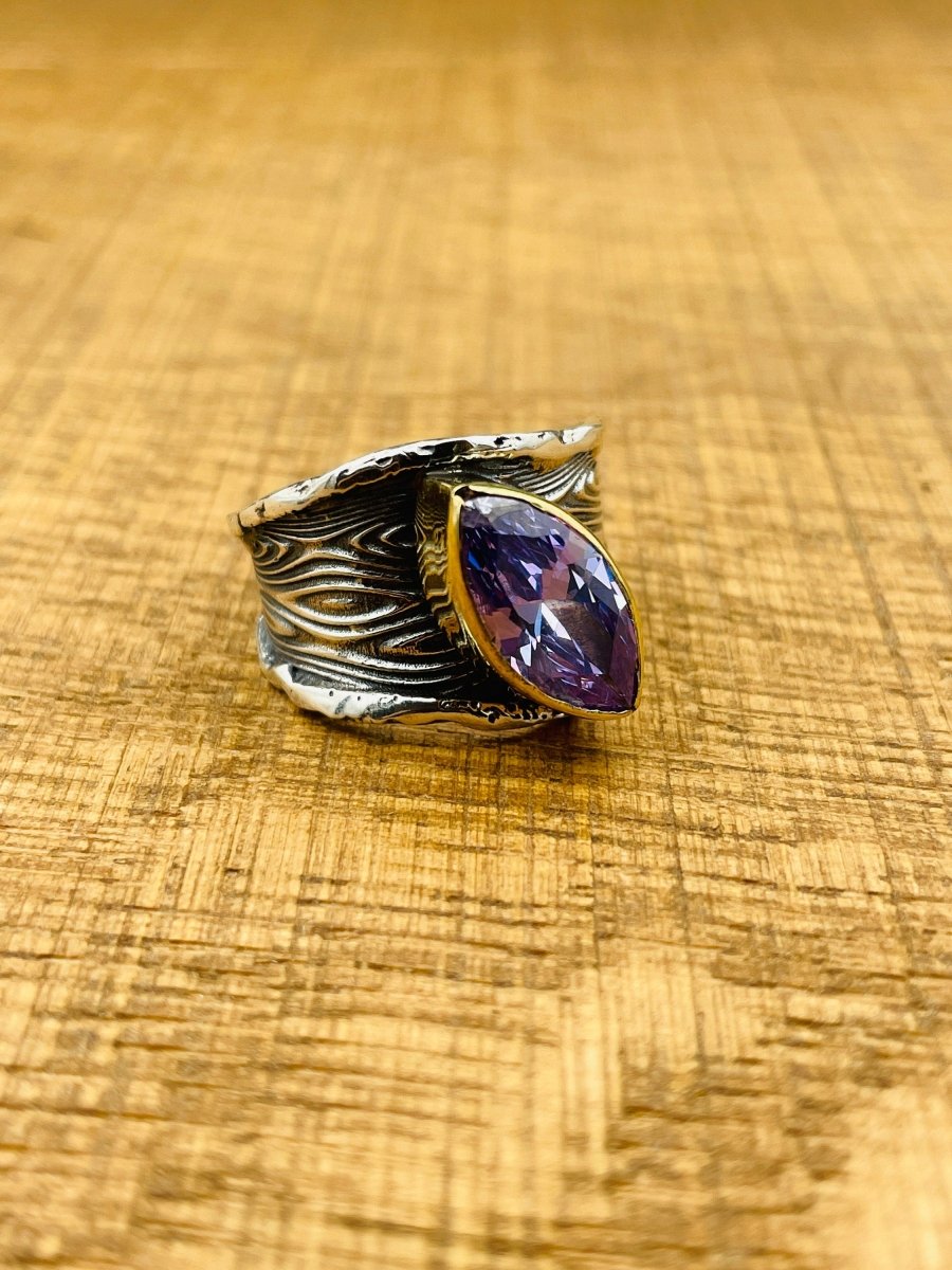 Women's Amethyst 925 Sterling Silver Ring