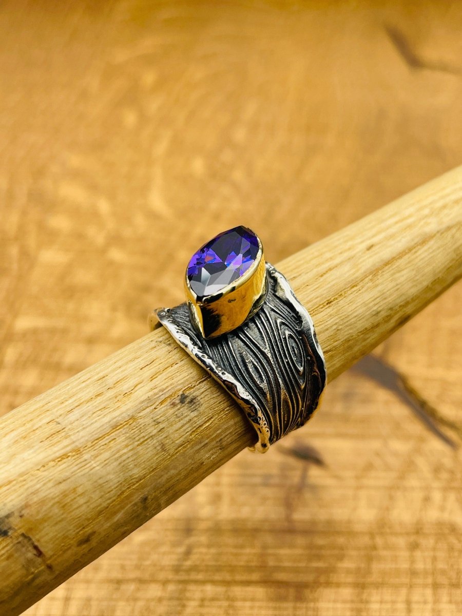 Women's Amethyst 925 Sterling Silver Ring