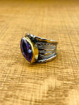 Women's Amethyst 925 Sterling Silver Ring