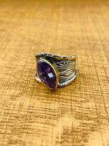 Women's Amethyst 925 Sterling Silver Ring