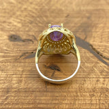 Women's Amethyst 925K Silver Ring