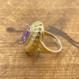 Women's Amethyst 925K Silver Ring