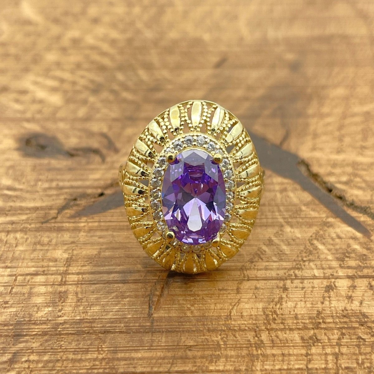 Women's Amethyst 925K Silver Ring