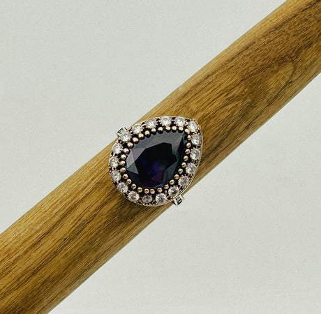 Women's Amethyst Silver Ring