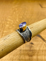 Women's Amethyst Silver Ring