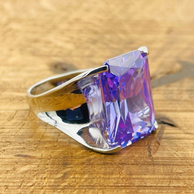 Women's Amethyst Stacking Ring