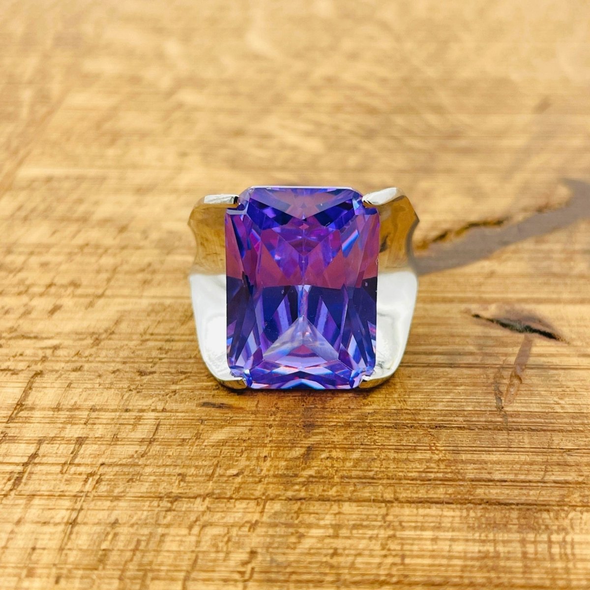 Women's Amethyst Stacking Ring