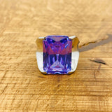 Women's Amethyst Stacking Ring