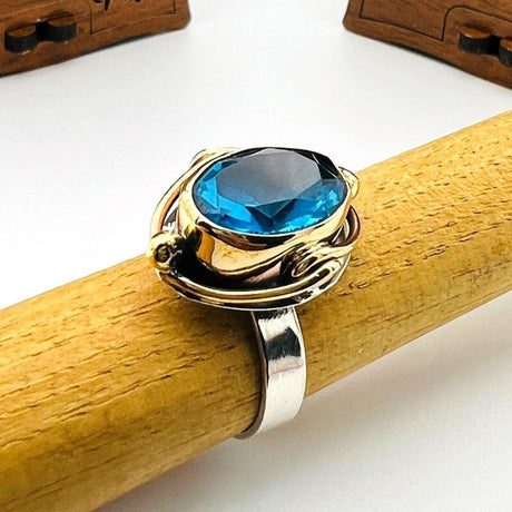 Women's Aquamarine Stone Ring