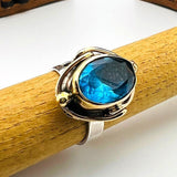 Women's Aquamarine Stone Ring