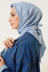 Women's Bamboo Crinkle Scarf, Non - Slip & Easy Care - TryAladdin