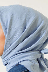 Women's Bamboo Crinkle Scarf, Non - Slip & Easy Care - TryAladdin