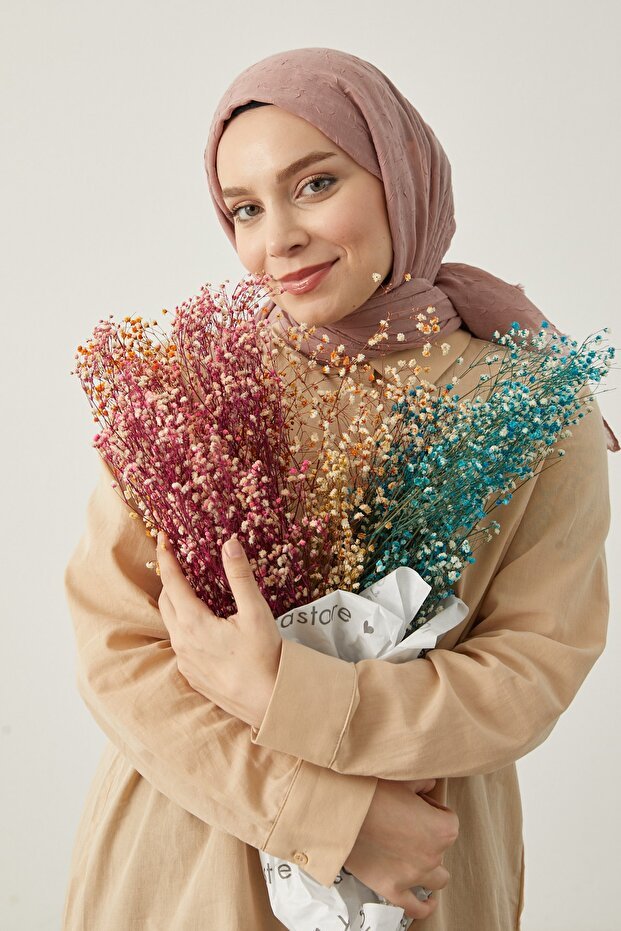 Women's Bamboo Hijab Scarf - Lightweight Rose Dry - TryAladdin