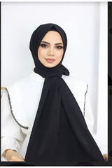 Women's Black Cotton Jazz Shawl, Non - Slip & Iron - Free - TryAladdin